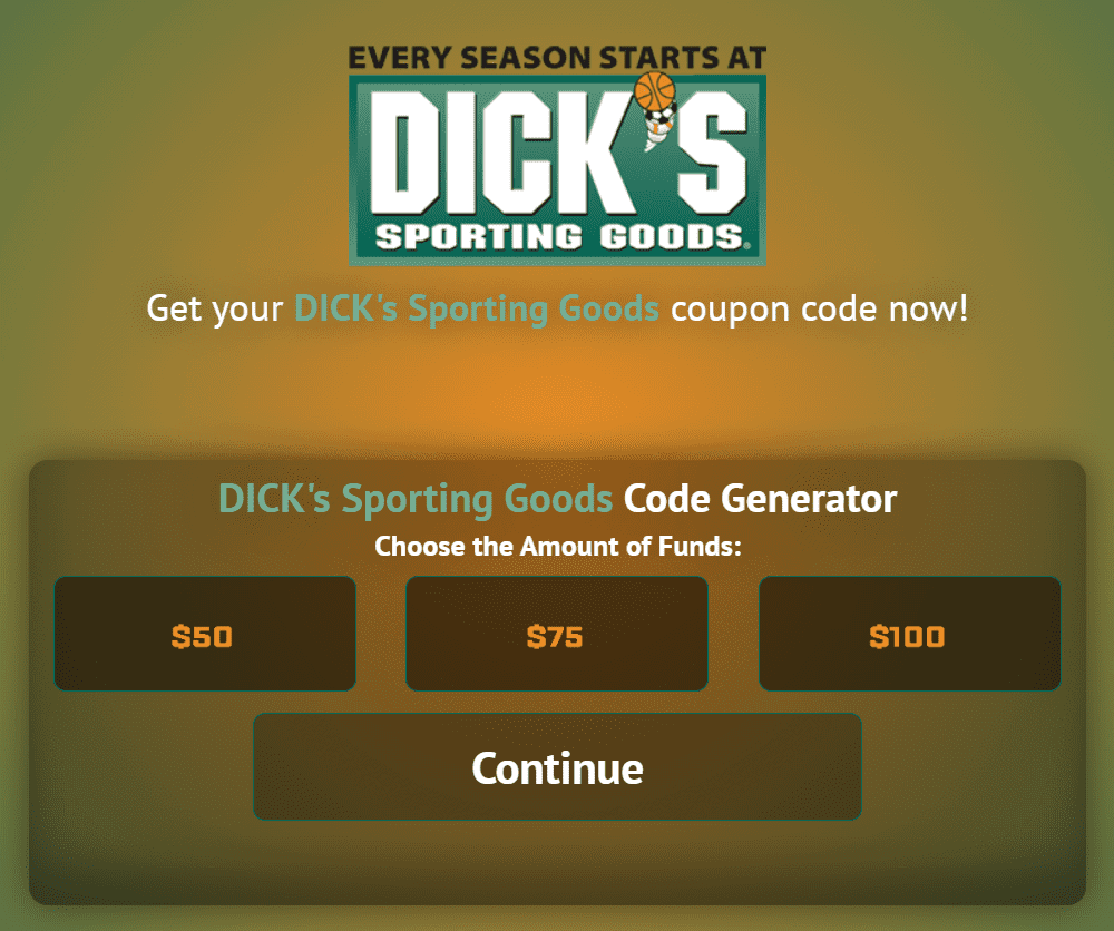DICK's Sporting Goods Coupon
