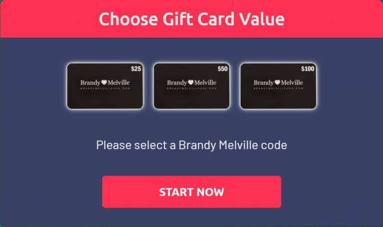 Brandy Melville Gift Card Code Generator - Get Brandy Melville Discount