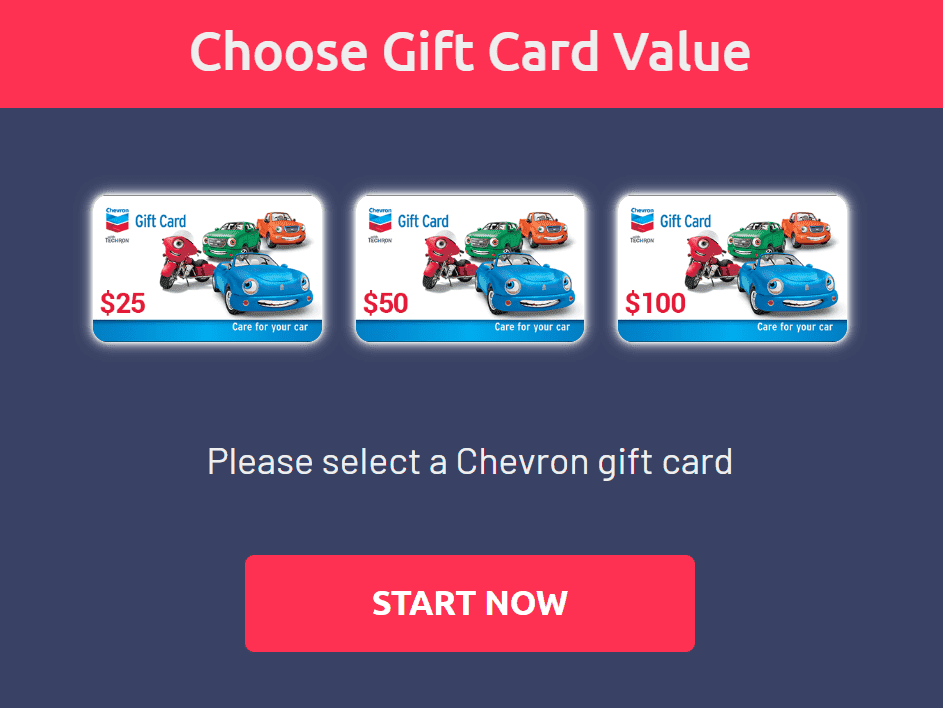 Chevron Gift Card