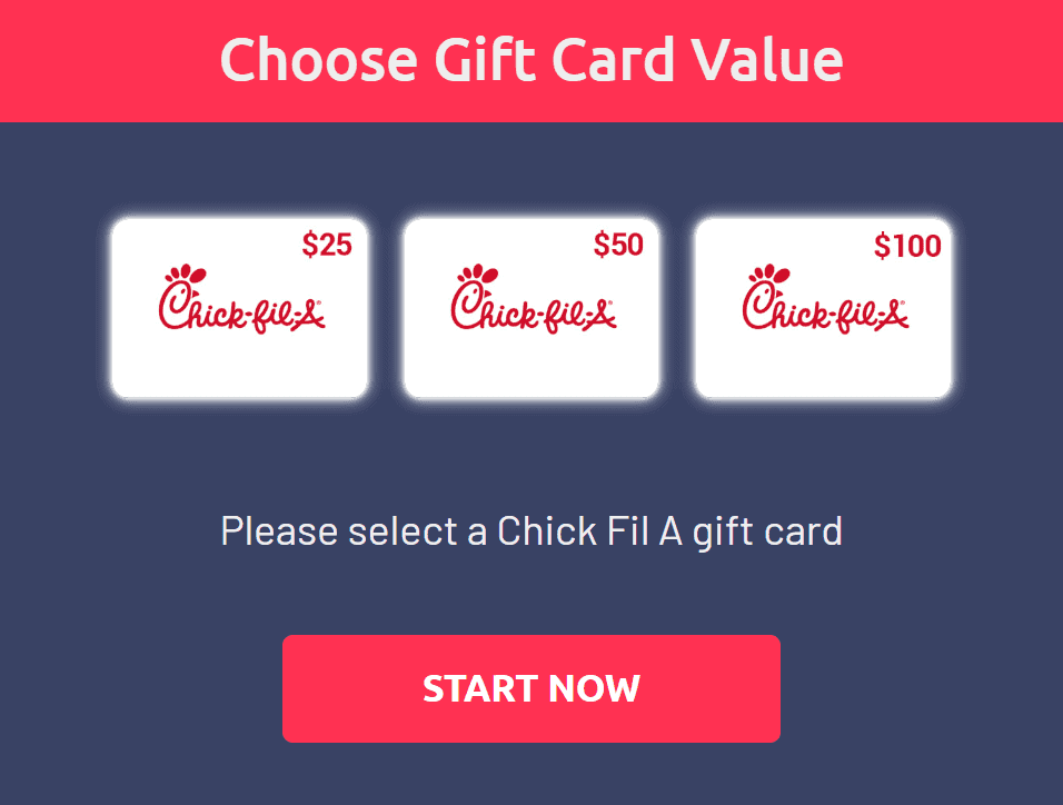 Chick Fil A Gift Card
