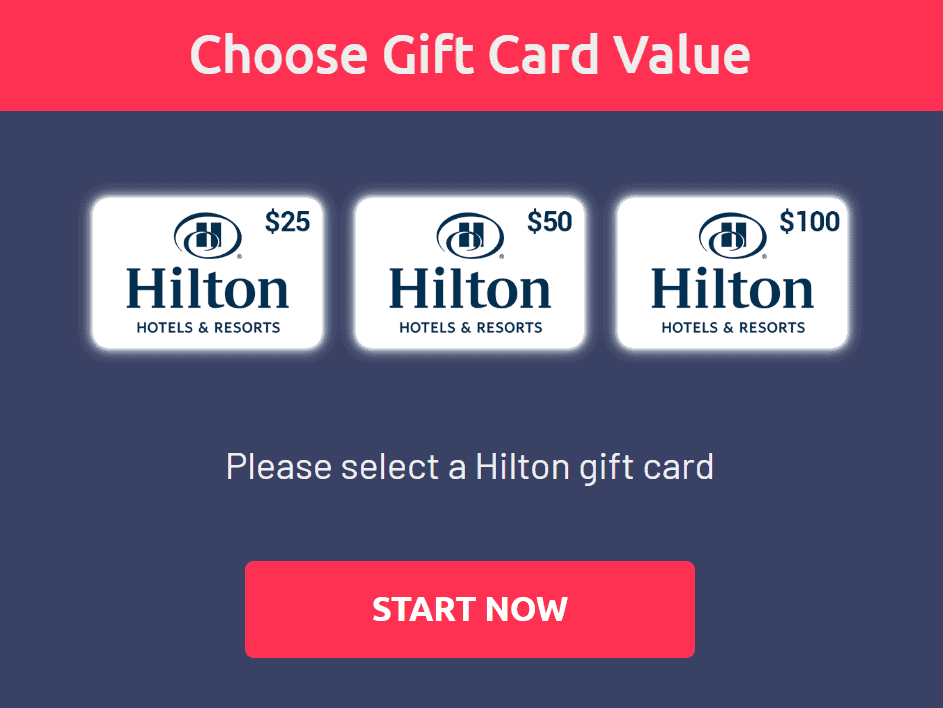 Hilton Gift Card