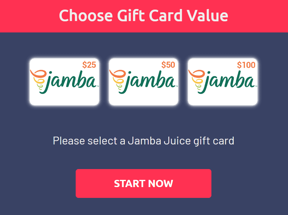 Jamba Juice Gift Card