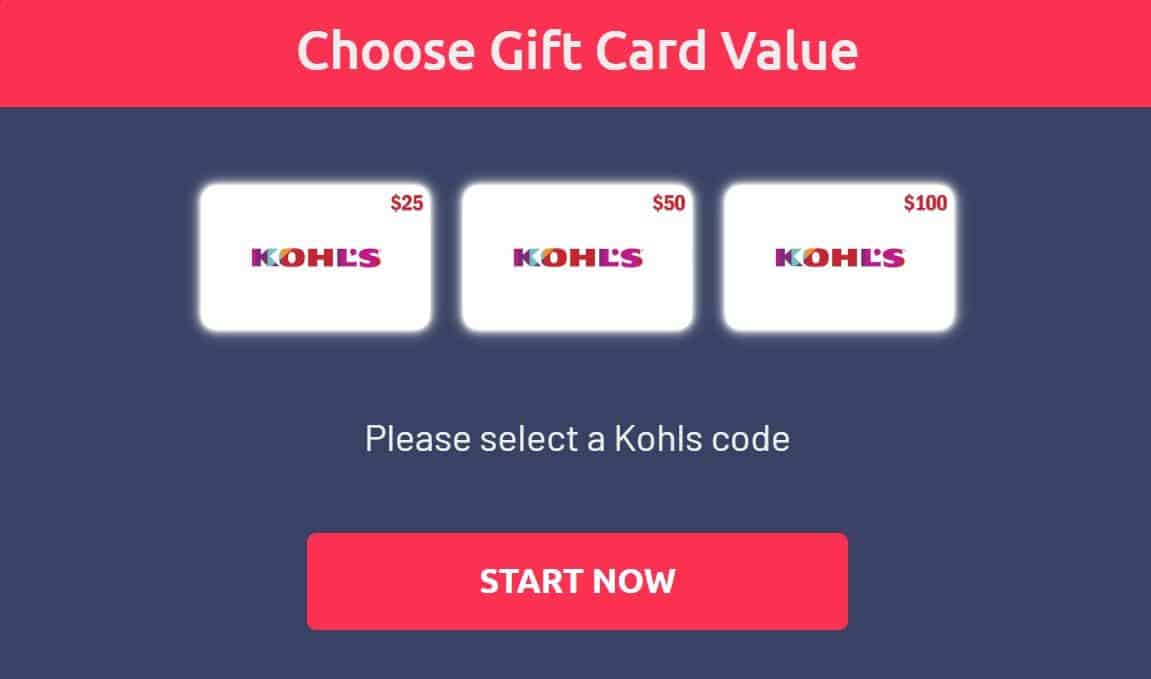 kohls gift card