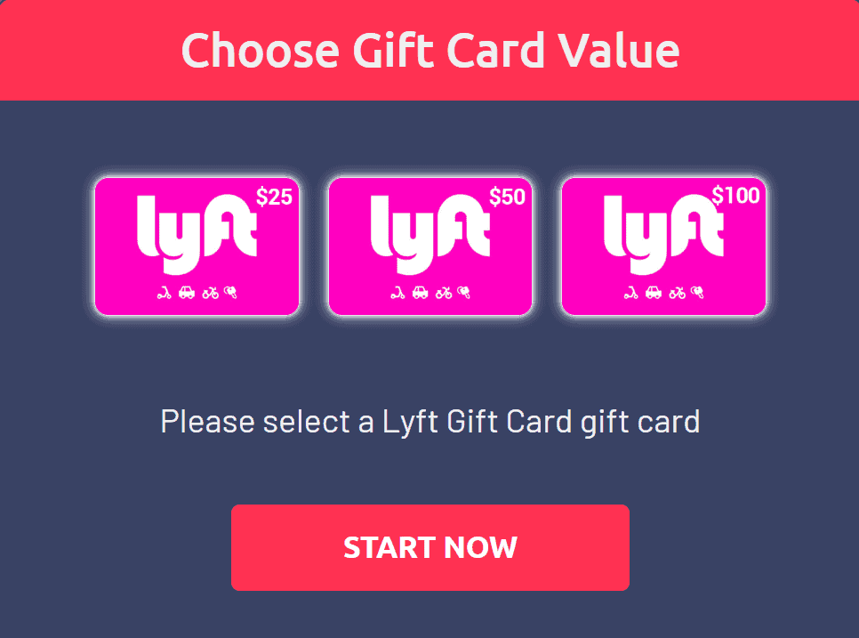 Lyft Gift Card