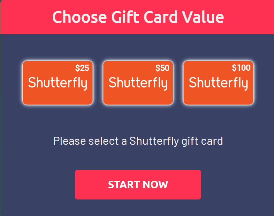 Shutterfly Gift Card