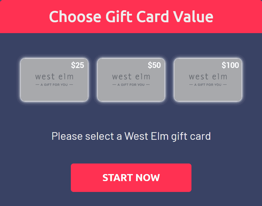 West Elm Gift Card