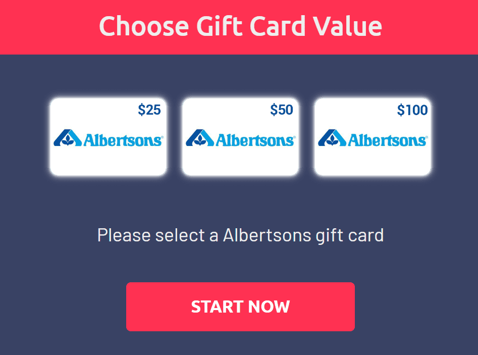 Albertsons Gift Card