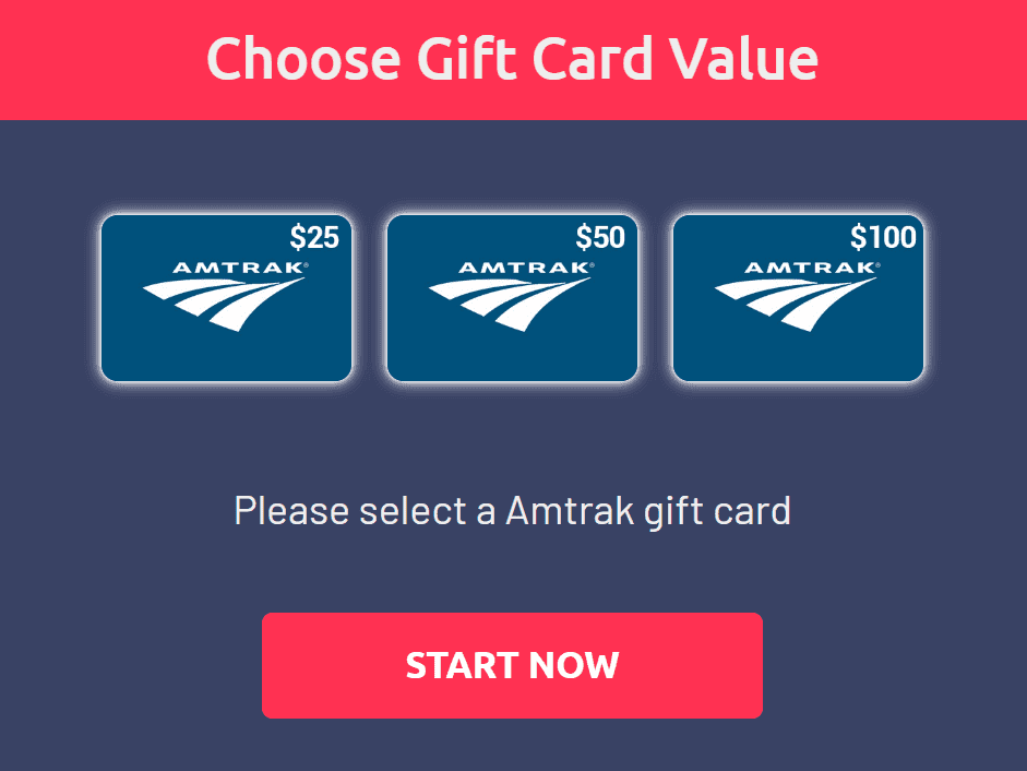 Amtrak Gift Card