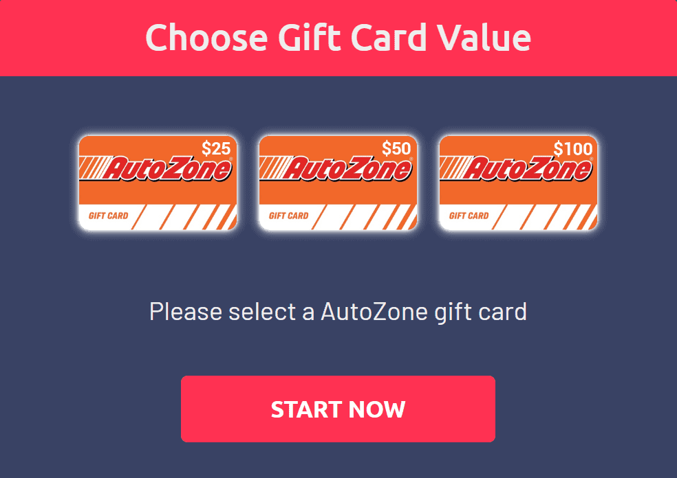 AutoZone Gift Card
