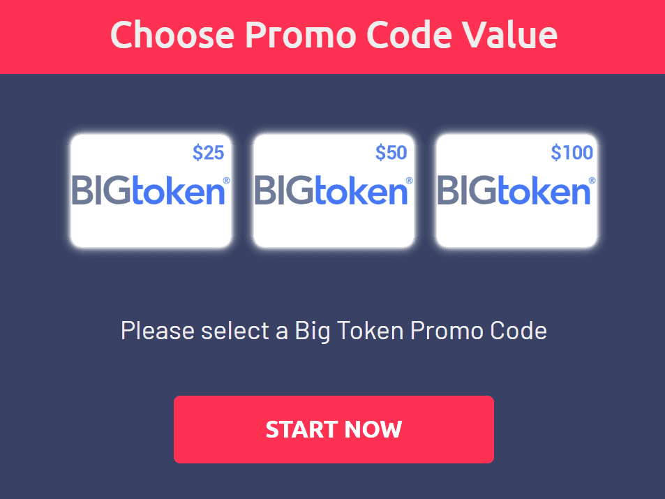 Big Token Promo Code