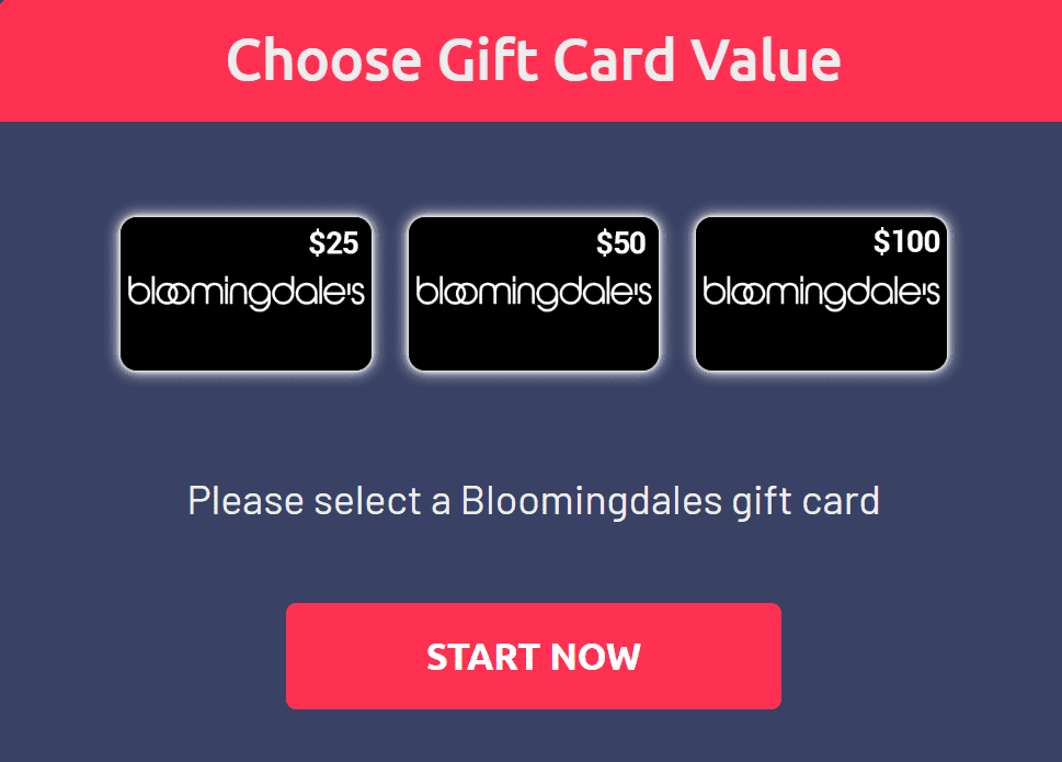 Bloomingdales Gift Card