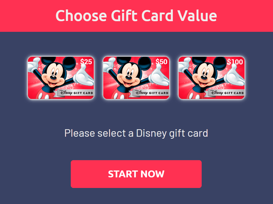 Disney Gift Card