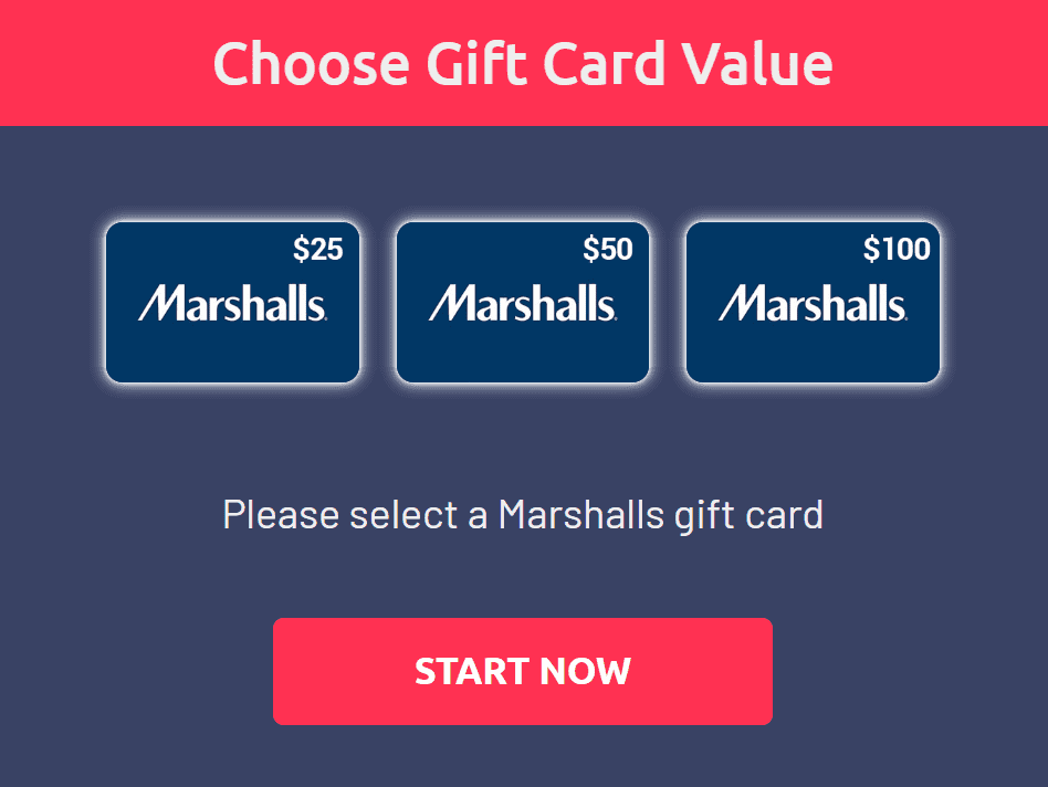 Marshalls Gift Card