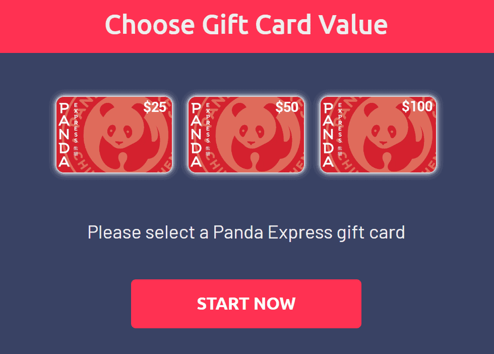 Panda Express Gift Card